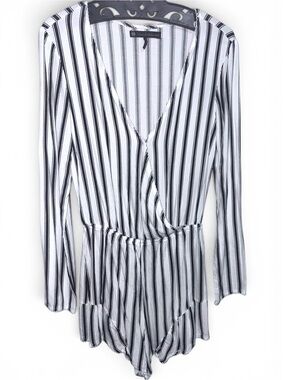 House Of Harlow 1960 Melrose Long Sleeve Ruffle Romper